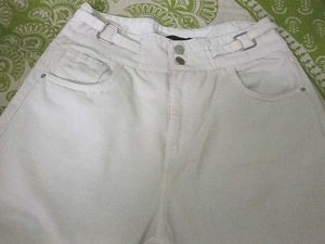 White Wide Leg Jeans