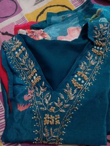 V Neck Designer New Set