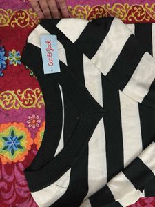 Striped Knit Sweater