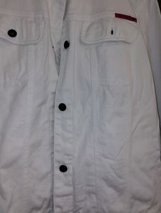 Authentic Ralph Lauren White Denim Jacket
