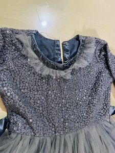 Elegant Grey Dress