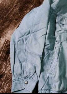 DENIM Vintage Workwear heavy FUR Jacket