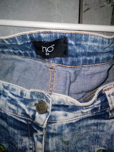 Denim shorts