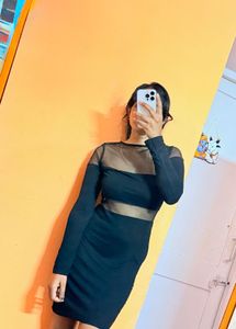 black stylish bodycon