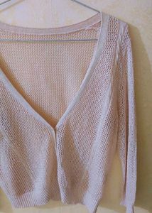 Crosia Top In Beige Color
