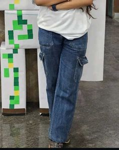 Blue Cargo Jeans