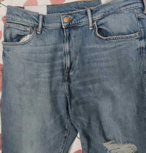 H&amp;M Ripped Denim Jeans