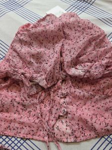 Floral Print Crop Top