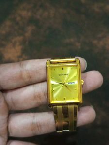Sonata Gold Watch