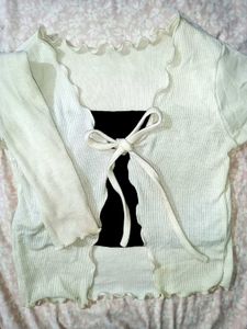 White Cardigan