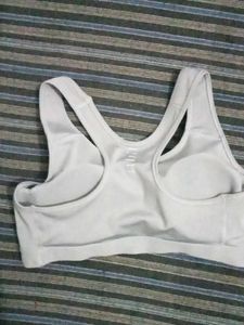 White Sports Bra