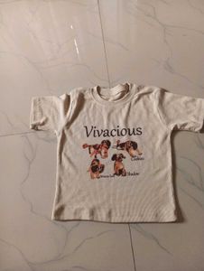 Cute Dog Print Tee