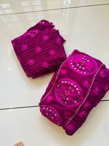 Magenta Heavy gown