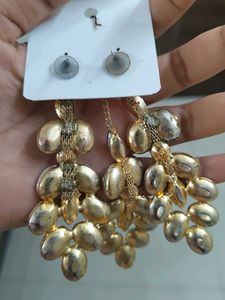 Statement Iridescent Drop Earrings
