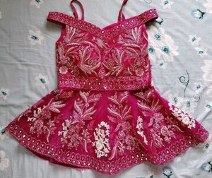 Hot Pink Bridal Lehenga
