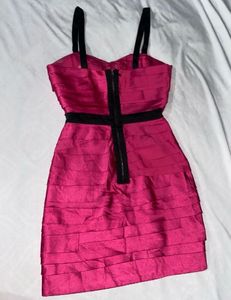 Bebe Lucca Hot Pink Short Dress XS(ORIGINAL)