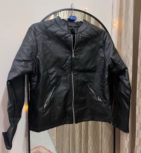 K.N. FASHION Leather Biker Jacket
