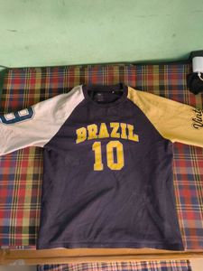old brazil cotton five sleeve jersey