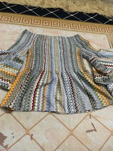 Chic Off-Shoulder Bell Sleeve Top