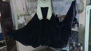 Black Silk Heavy Gown