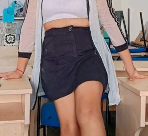 Black Mini Skort