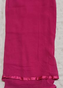Blue And Pink Salwar Suit Set