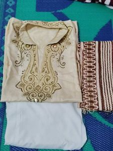 Elegant Embroidered Kurta Set