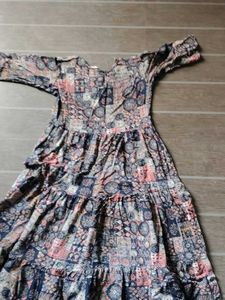 Patterned Casual Day Dress