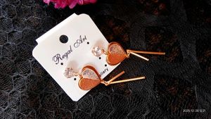 Heart Drop Earrings