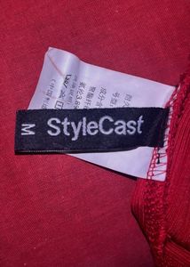 Elegant Red Midi Dress