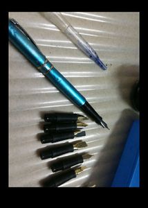 caligraphy pen link + nib  box