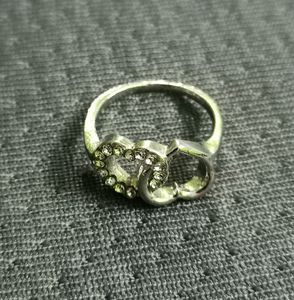 White Artificial Pearl And Ring