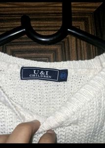Peach&amp;White 🌸🤍 Sweater