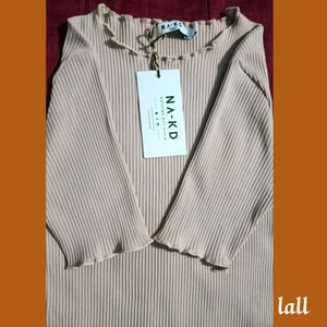 Brand New Self Striped Top
