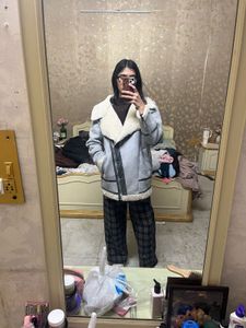 Cozy Blue Sherpa-Lined Jacket