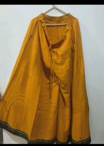 Almost New Kurta Set With Plazzo