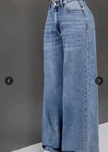 High Waist Wide Leg Roadster Jeans