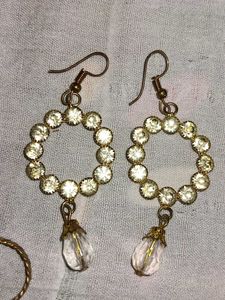 Elegant Crystal Drop Earrings