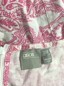 Pink Floral Mini Dress
