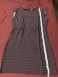 Patterned Casual Dress