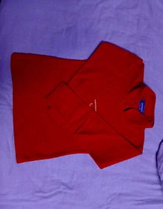 Red Fleece Pullover