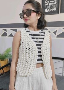 Stylish Knitted Sleeveless Top