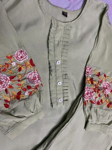 Embroidered Co Ord Set
