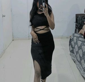 black co-ord set