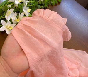 Peach Flutter Sleeve Top