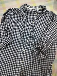 Checks Oversized Shirt
