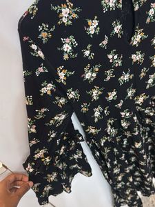 Floral Print Dress SIZE : M