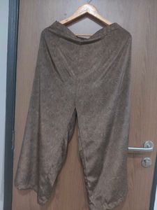 Brown Pant Style Salwar Suit