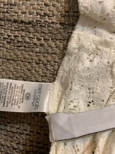 Lace Top with Black Trim