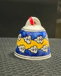 Decorative Hand-Painted Ceramic Bell